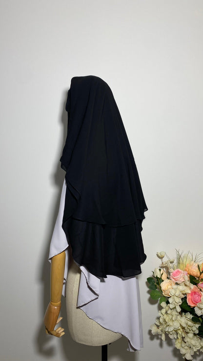 NIQAB - SITAR PULL DOWN - CAP NOIR - BAYT AL MUMIN