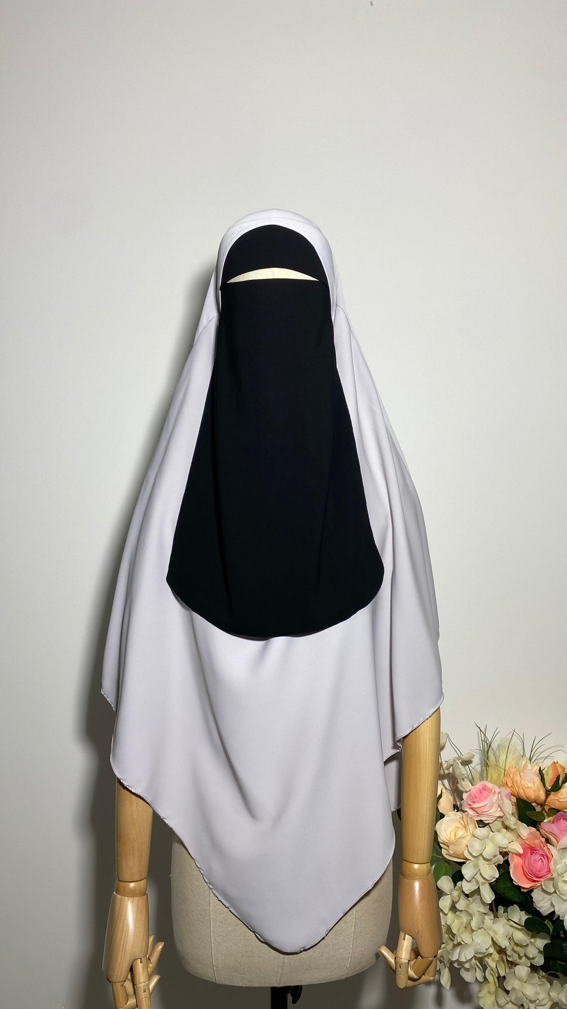 NIQAB PULL DOWN - CAP NOIR - BAYT AL MUMIN