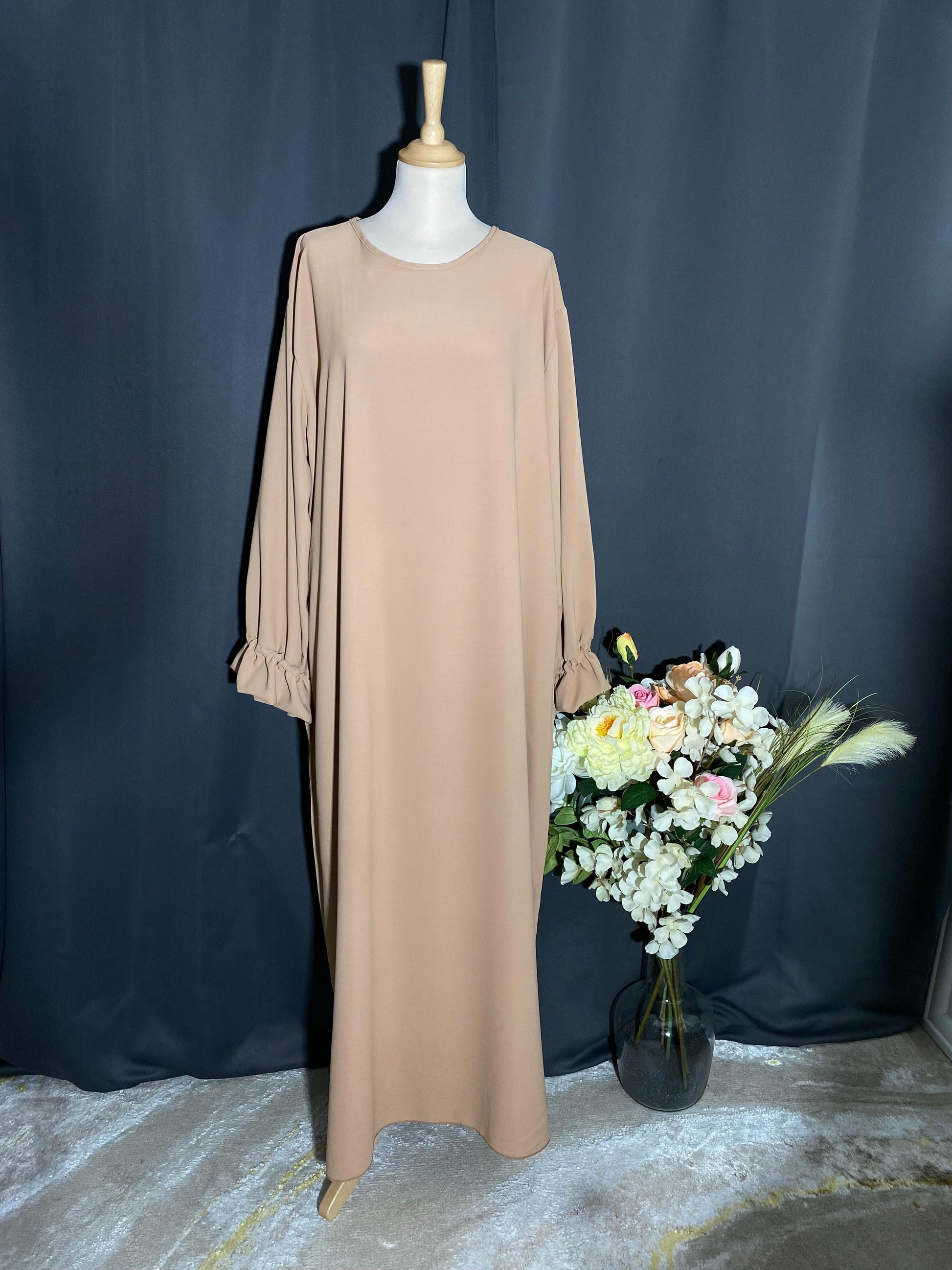 ABAYA ISRA BEIGE - BAYT AL MUMIN