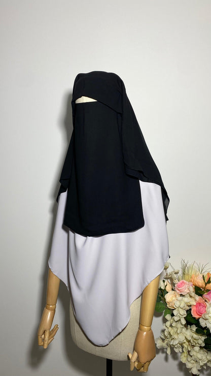 NIQAB - SITAR PULL DOWN - CAP NOIR - BAYT AL MUMIN