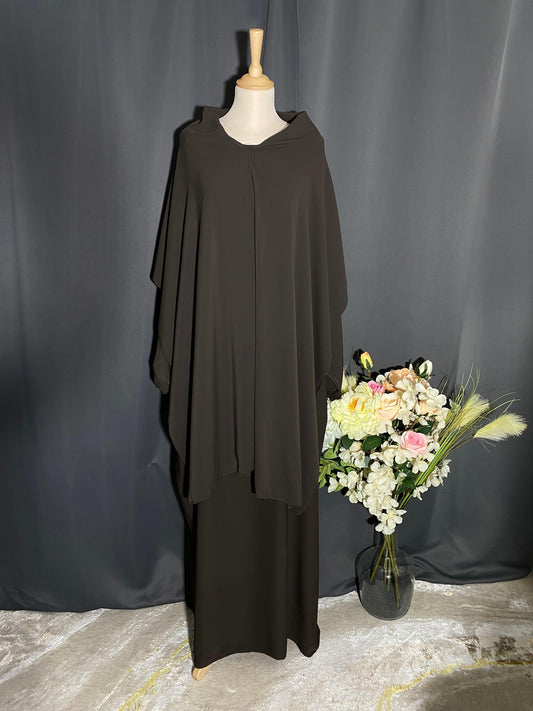 ABAYA RIHEB MARRON - BAYT AL MUMIN