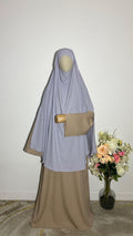 KHIMAR HASNA GRIS CLAIR - BAYT AL MUMIN