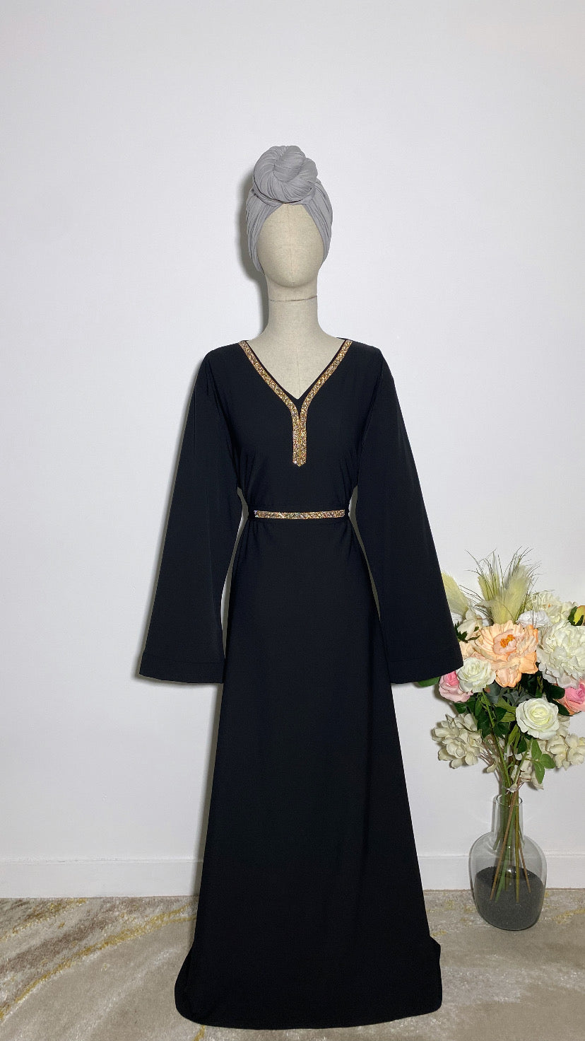 ABAYA NERMIN NOIRE