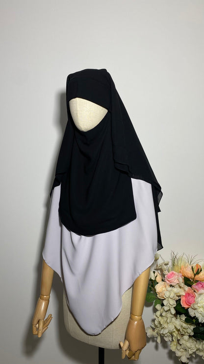 NIQAB - SITAR PULL DOWN - CAP NOIR - BAYT AL MUMIN