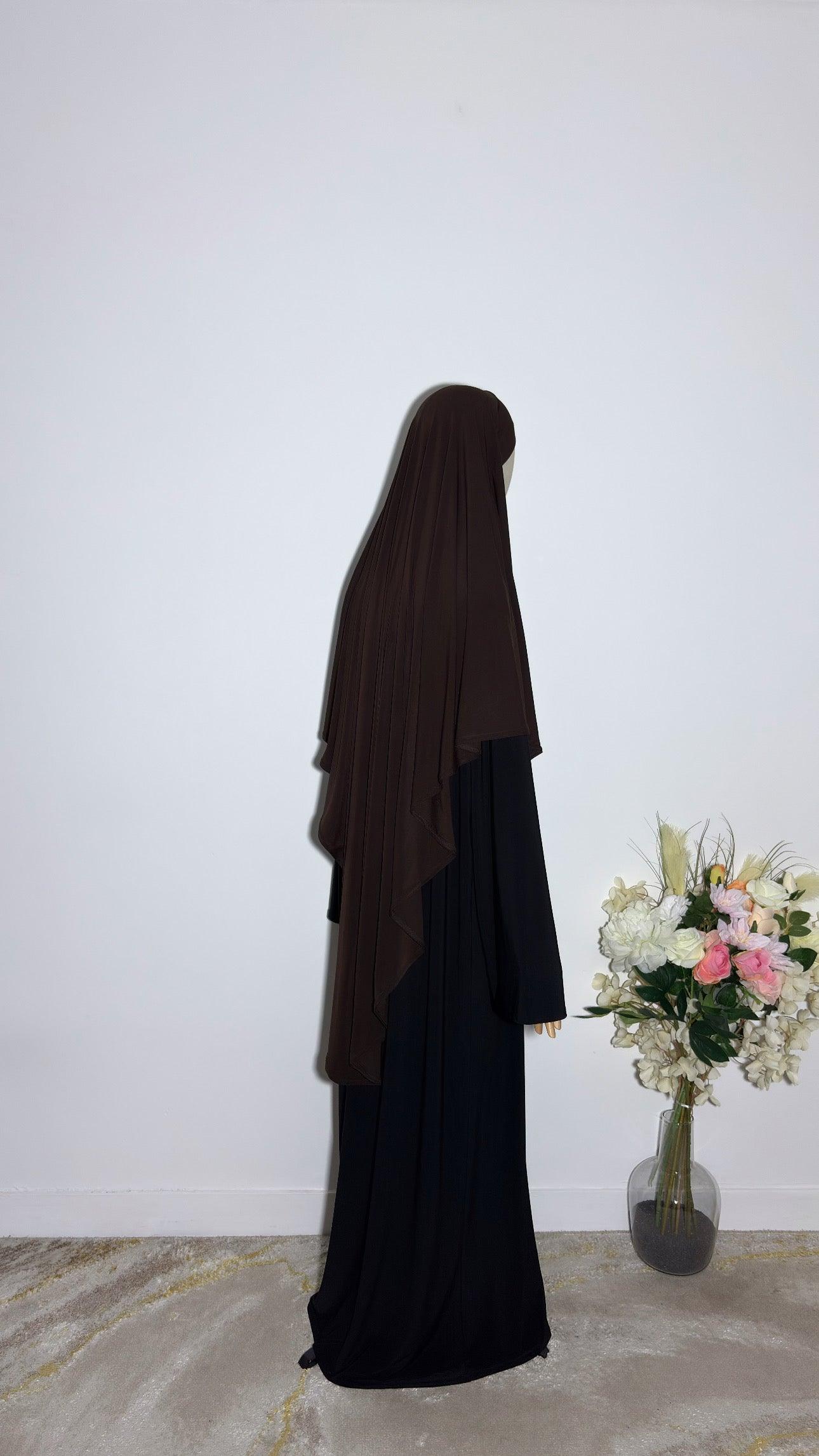 Khimar Afiya Chocolat