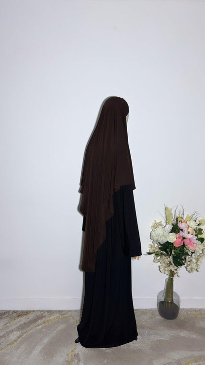 Khimar Afiya Chocolat