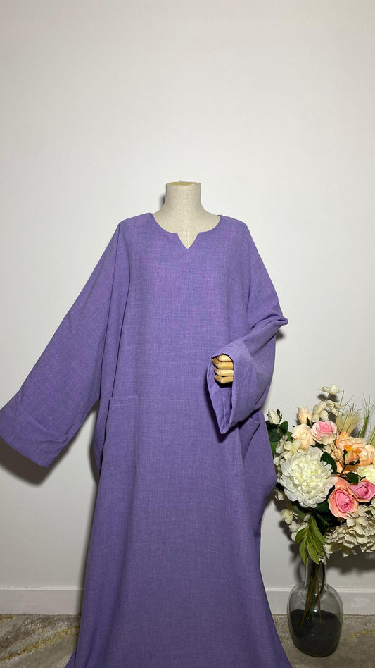 ABAYA YUMNA LILAS - BAYT AL MUMIN