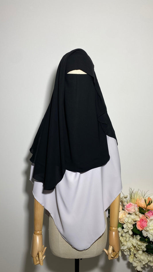 NIQAB - SITAR PULL DOWN - CAP NOIR - BAYT AL MUMIN