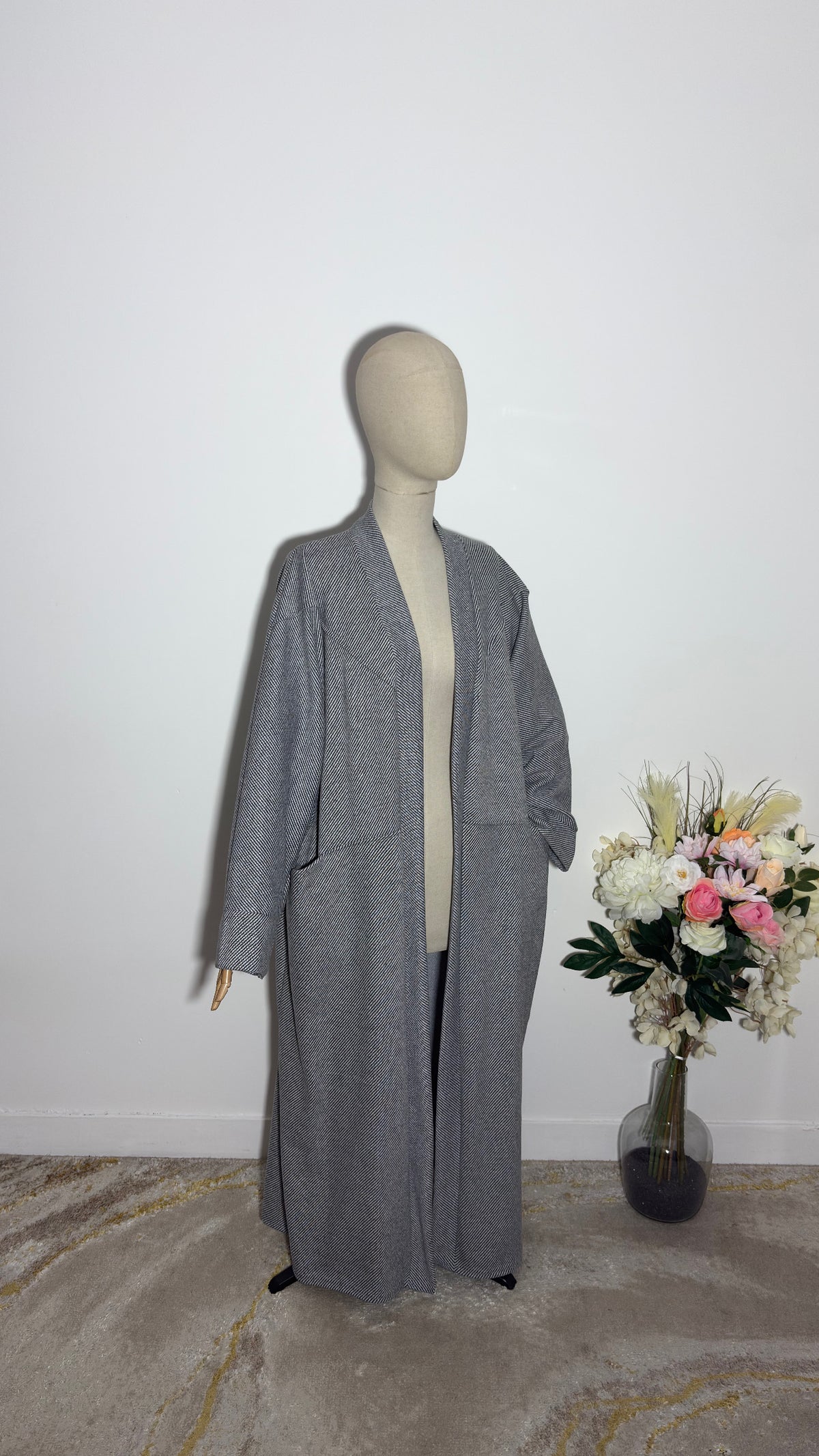 Manteau rayures